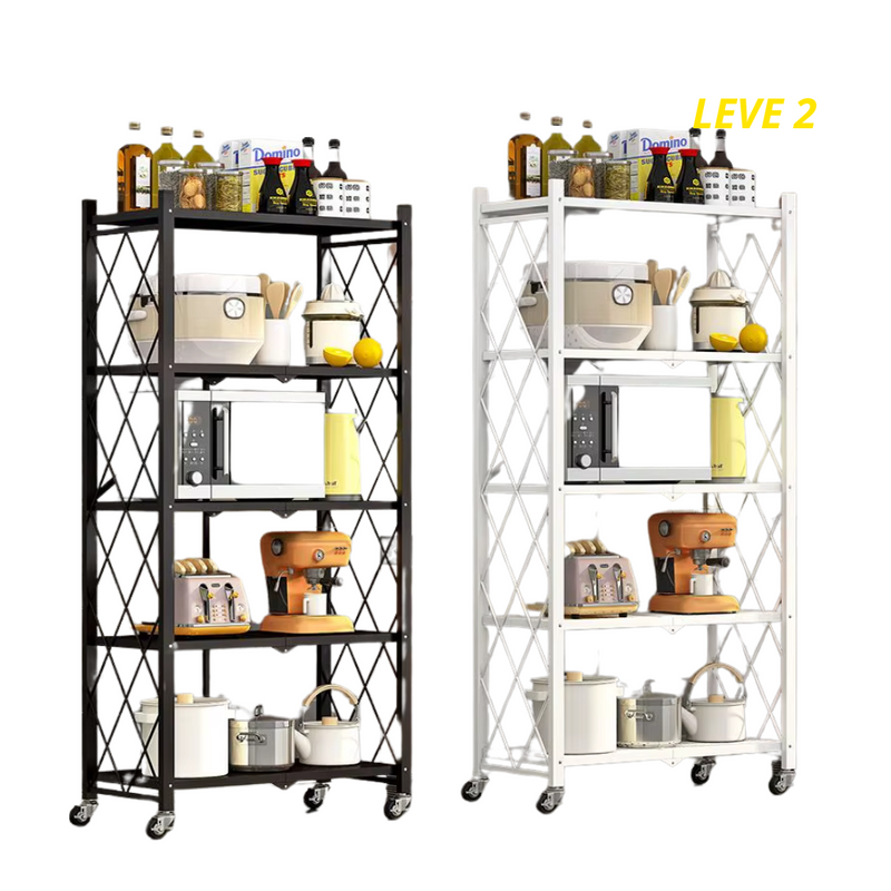 MaxOrganize™ Estantería Multifuncional Plegable