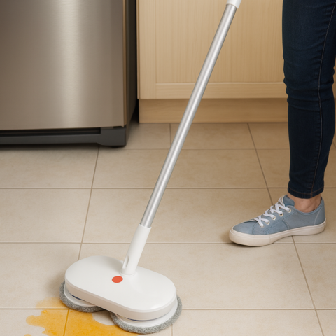 PowerMop™ – Mopa Eléctrica con Spray Automático + Repuestos Gratis
