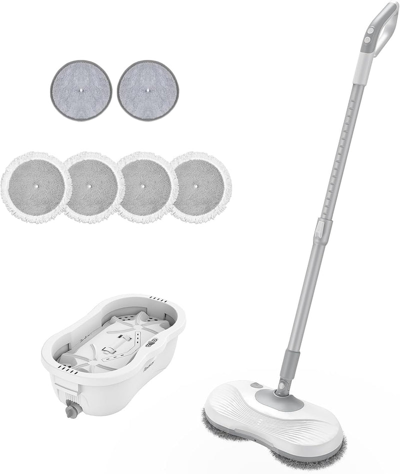 PowerMop™ – Mopa Eléctrica con Spray Automático + Repuestos Gratis